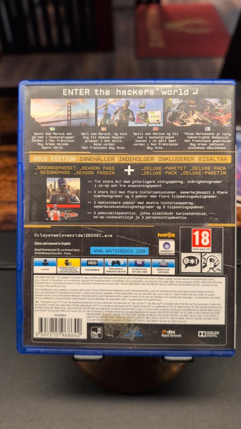 PS4 mäng Watch Dogs 2