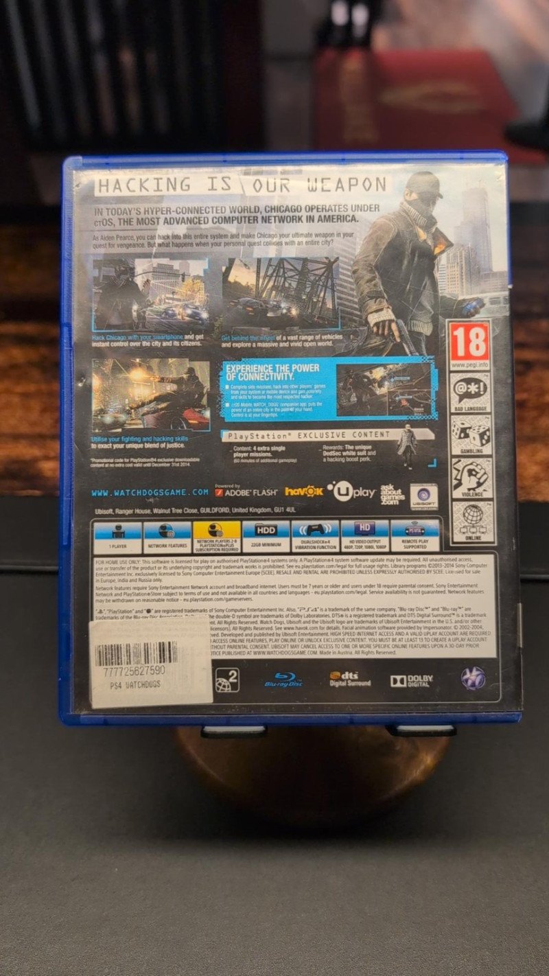 PS4 mäng Watch Dogs