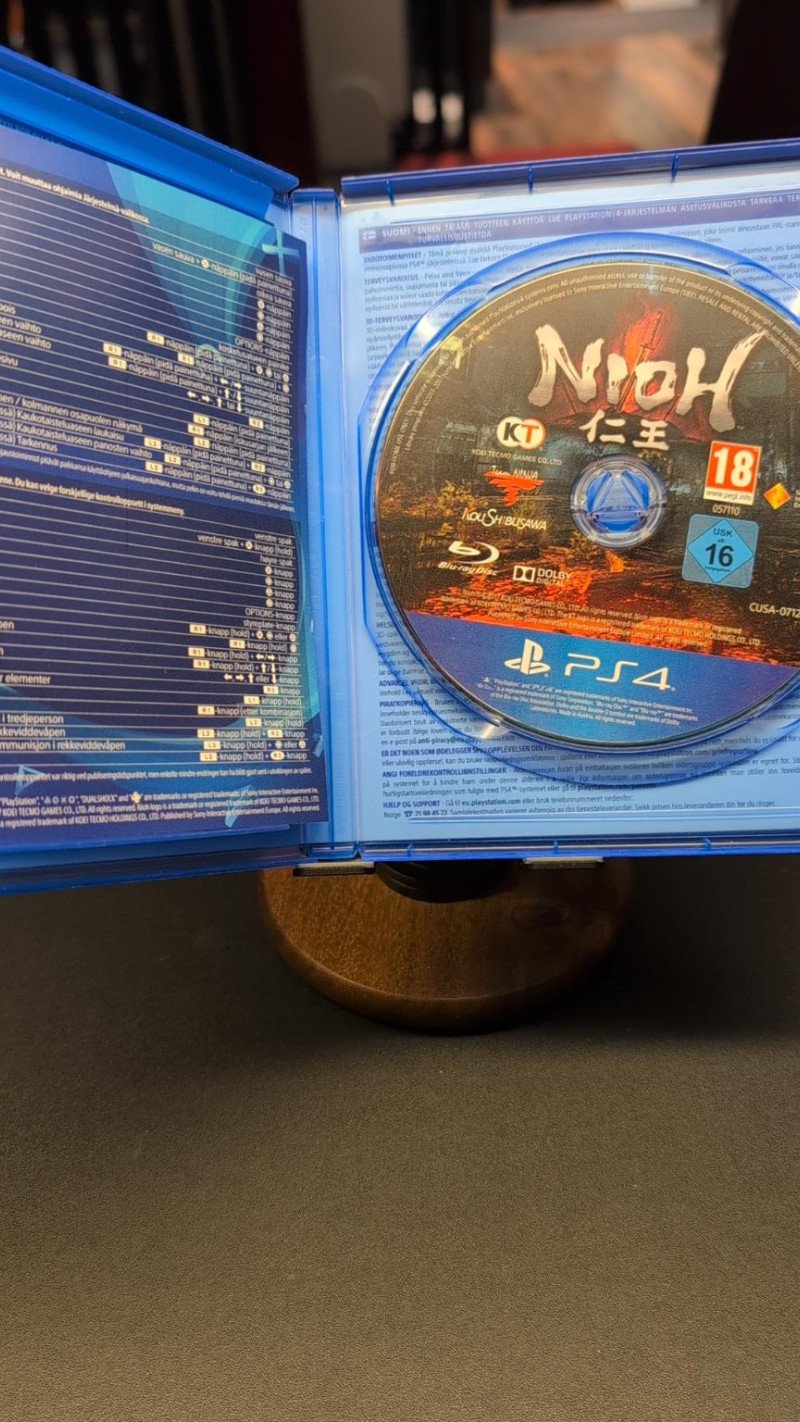 PS4 mäng Nioh