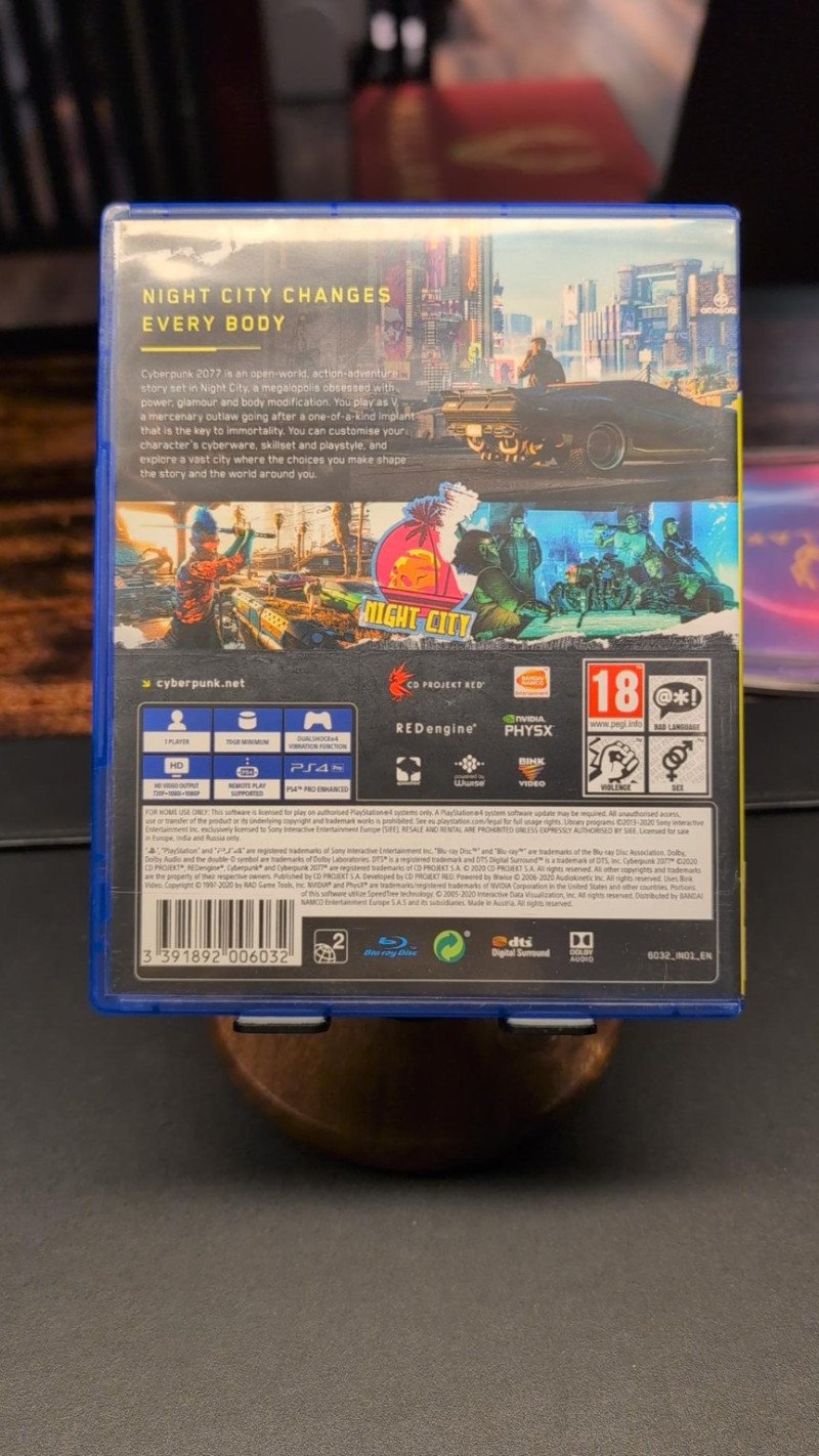 PS4 mäng Cyper Punk 2077