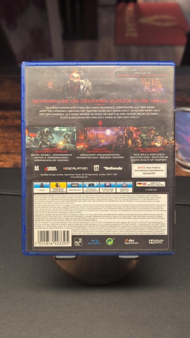 PS4 mäng Doom