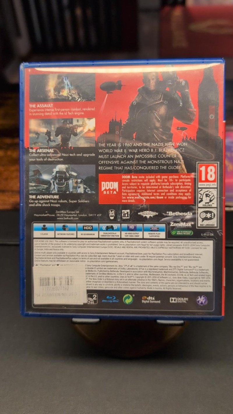 PS4 mäng Wolfenstein The new order