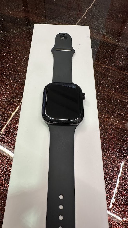 Apple Watch Series 11, 46mm Jet Black AL Black SB M/L BH:100%